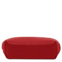 Formentera Bolso a Mano en Piel y Neceser en Piel Suave Rojo Lipstick TL142524