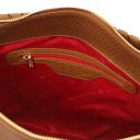 Ibiza Bolso Shopping en Piel Suave y Cartera en Piel con Cremallera en el Contorno Cognac TL142609