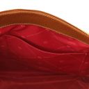 Ibiza Bolso Shopping en Piel Suave y Cartera en Piel con Cremallera en el Contorno Cognac TL142609