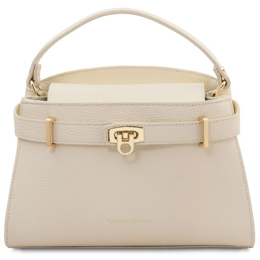 Maisy Handtasche aus Leder Beige TL142455