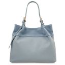 Diade Soft Leather Shopping bag Light Blue TL142587