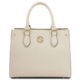 Dama Bolso a Mano en Piel Beige TL142565