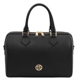 Barrique Leather Duffle bag Black TL142586
