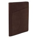 Augusto Leather Document Case With Ring Binder Dark Brown TL142555