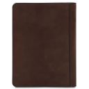 Augusto Leather Document Case With Ring Binder Dark Brown TL142555