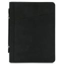 Cesare Leather Document Case With Handle and Ring Binder Черный TL142554
