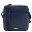 Luke Borsello da Uomo in Pelle Saffiano Blu scuro TL142550