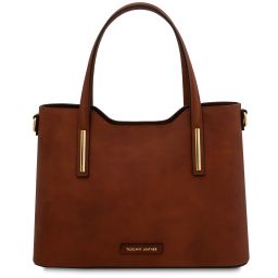 Olimpia Bolso Shopping en Piel Marrón TL142561