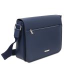 Messenger Borsa Messenger in Pelle Saffiano Blu scuro TL142549