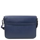 Messenger Borsa Messenger in Pelle Saffiano Blu scuro TL142549