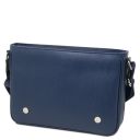 Messenger Borsa Messenger in Pelle Saffiano Blu scuro TL142549