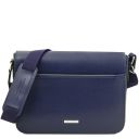 Messenger Borsa Messenger in Pelle Saffiano Blu scuro TL142549