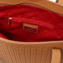 Dedalo Sac Shopping en Cuir Imprimé Tressé Cognac TL142578