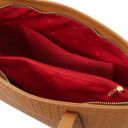 Dedalo Sac Shopping en Cuir Imprimé Tressé Cognac TL142578