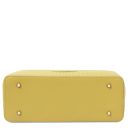 Dedalo Bolso Shopping en Piel Imprimida Tejida Amarillo pastel TL142578