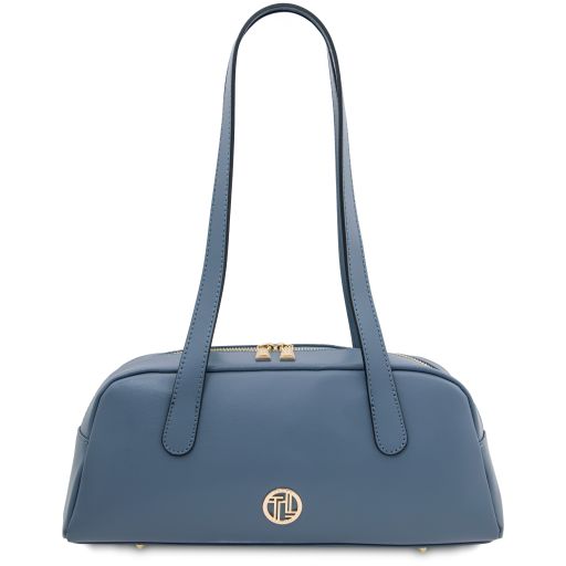 Eclaire Bolso con Badolera en Piel Denim TL142581