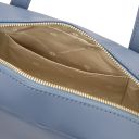 Eclaire Bolso con Badolera en Piel Denim TL142581