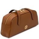 Eclaire Schultertasche aus Leder Cognac TL142581