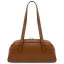 Eclaire Schultertasche aus Leder Cognac TL142581