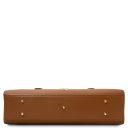 Eclaire Schultertasche aus Leder Cognac TL142581