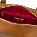 Eclaire Schultertasche aus Leder Cognac TL142581