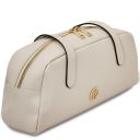 Eclaire Schultertasche aus Leder Beige TL142581