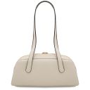 Eclaire Schultertasche aus Leder Beige TL142581