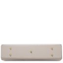 Eclaire Schultertasche aus Leder Beige TL142581