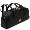 Eclaire Schultertasche aus Leder Schwarz TL142581