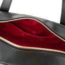 Eclaire Schultertasche aus Leder Schwarz TL142581