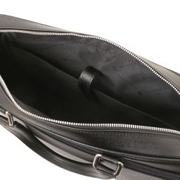 Torino Borsa Porta Computer in Pelle Saffiano Nero TL142551