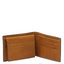 Esclusivo Portafoglio Uomo in Pelle 3 Ante Naturale TL142589