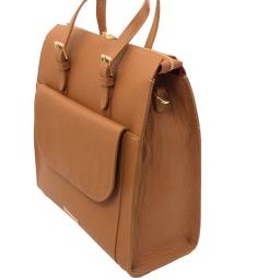 TL Bag Lederrucksack Für Damen Cognac TL142118