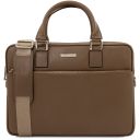 Ferrara Leather Laptop Briefcase Темный серо-коричневый TL142548