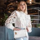 Praline Bauletto in Pelle Morbida Talpa chiaro TL142422
