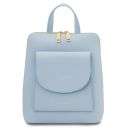 TL Bag Petite sac à dos en Cuir Pour Femme Bleu céleste TL142092