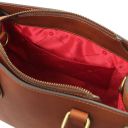 Dama Leather Handbag Brown TL142564