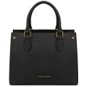Dama Handtasche aus Leder Schwarz TL142564