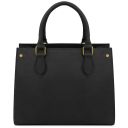 Dama Handtasche aus Leder Schwarz TL142564