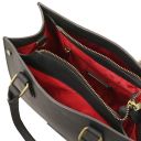 Dama Handtasche aus Leder Schwarz TL142564