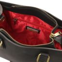 Dama Handtasche aus Leder Schwarz TL142564