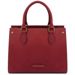 Dama Handtasche aus Leder Rot TL142564
