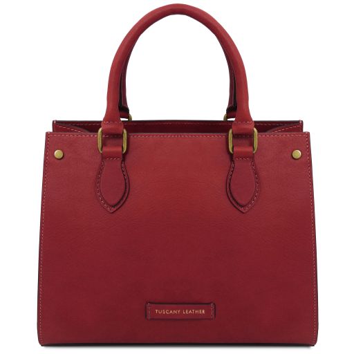 Dama Handtasche aus Leder Rot TL142564