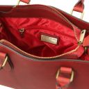 Dama Handtasche aus Leder Rot TL142564