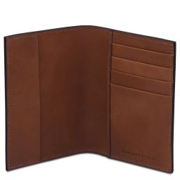 Porta Passaporto in Pelle Marrone TL142605