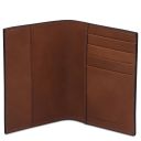 Porta Passaporto in Pelle Marrone TL142605