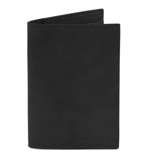 Porta Passaporto in Pelle Nero TL142605