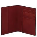 Porta Passaporto in Pelle Rosso TL142605