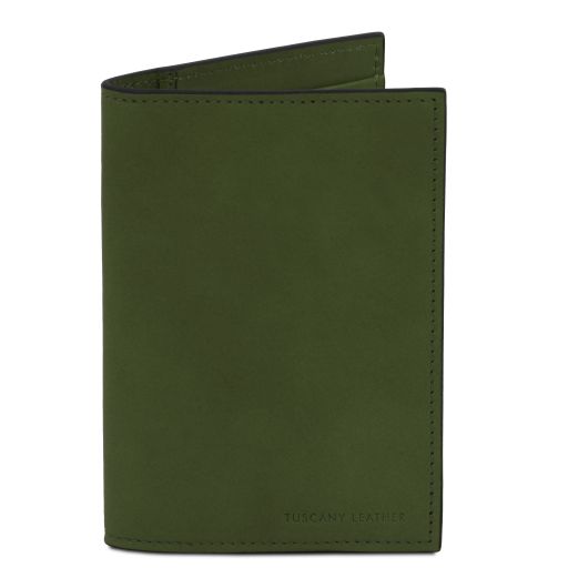 Porta Passaporto in Pelle Verde TL142605