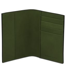 Porta Passaporto in Pelle Verde TL142605